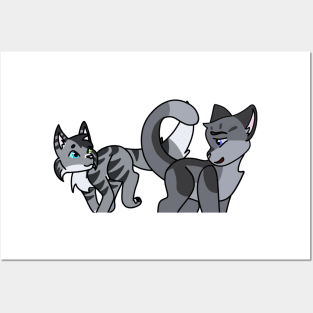 Twitcheyes and Cinderpelt Posters and Art